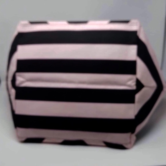 Victoria’s Secret Striped Tote Pink & Black - Picture 6 of 7